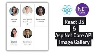 React JS & Asp.Net Core Web API - Image Upload, Retrieve, Update and Delete