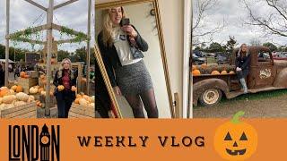 London Work Day & Pumpkin Picking! Weekly Vlog London