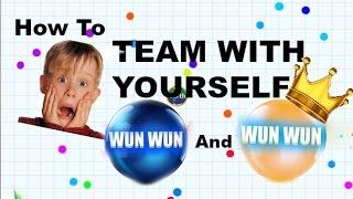Agario- HOW TO TEAM WITH YOURSELF LIKE WUN WUN (Multiboxing)
