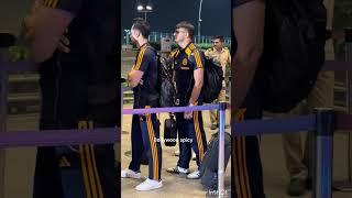 Indian Cricket Team Click At Mumbai AirPort Leaving For England