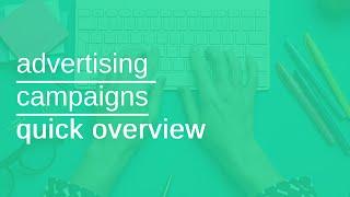 advertising campaigns quick overview | learn advertising campaigns basics