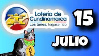 Resultado LOTERIA DE CUNDINAMARCA Lunes 15 de Julio de 2024