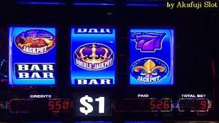 Akafuji Slot BIG HIT $100 Start Live! KINGMAKER  Dollar 9 Line Slot Machine Big Win Bet $9 Pechanga