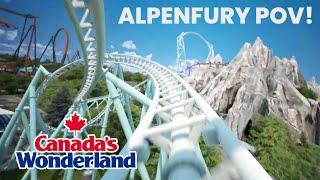 AlpenFury Front Row POV NEW for 2025 Canada's Wonderland Multi-Launch Coaster