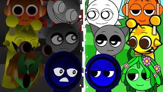 FNF Sprunki Horror Vs Normal Versions Sings Confronting Yourself (Incredibox Sprunki) - [UTAU Cover]