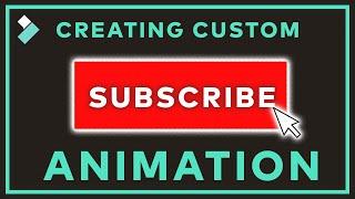 How to Make a Custom Subscribe Button Animation | Wondershare Filmora X Tutorial