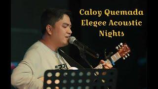 Caloy Quemada at Elegee Acoustic Nights