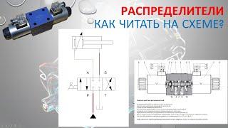 Распределители. Как читать на схемах.