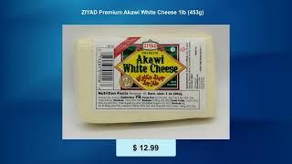 ZIYAD Premium Akawi White Cheese 1lb (453g)