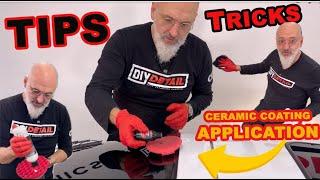 Tutorial,  Apply a Ceramic coating alone,   Tips and tricks.