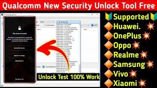 Qualcomm Device Unlock/ Flashing /Frp/ Mi Account Remove Free || New Security Unlock Tool 