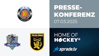 07.03.2025 - Pressekonferenz - ESC Moskitos Essen vs. Tölzer Löwen