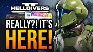 Helldivers 2 - Devs Got BIG News! Armor & Collabs!