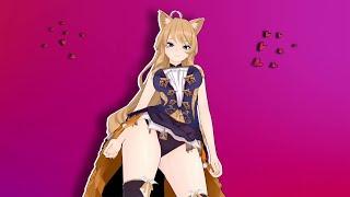 Thicc kitty Navia!- Ghost dance trend -【MMD Genshin impact 4K | 60FPS】