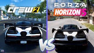 THE CREW 2 vs. FORZA HORIZON 5 Grafik & Sound - ZOQQER