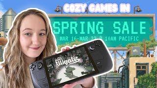All the Cozy Games I bought in Steam's Spring Sale 2023!