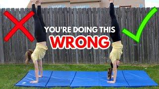 5 Common Handstand Mistakes and How to Fix Them