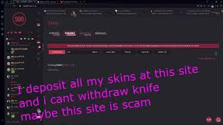 CSGO500 its a Scam? Reward Claimed . Unknown Server Error. skins cannot be withdrawn.Bug Site help