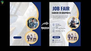 How To Create A Job Flyer Design | CorelDRAW Tutorial | Designing Ideas By @Masha_Graphics