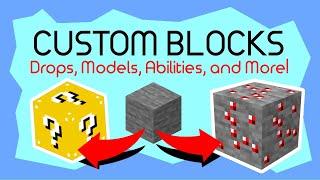 Easily Create CUSTOM BLOCKS! || Minecraft Data Pack Tutorial 1.16