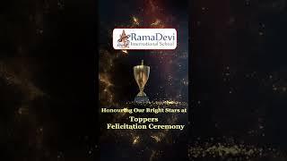 Toppers Felicitation Ceremony || Rama Devi International School