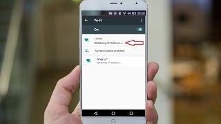 How to Fix Obtaining IP Address Error in Android Phone & Tablet