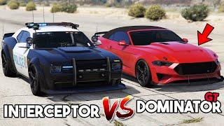 GTA 5 ONLINE - GAUNTLET INTERCEPTOR VS DOMINATOR GT (WHICH IS FASTEST?)