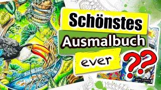 Schönstes Ausmalbuch ever?? Und wer nicht malen kann, malt aus?!?! Flip through und malen