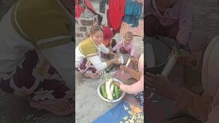 Kids cutting carrot #cutebaby #funny #picbea