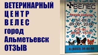 Ветеринарный центр ВЕЛЕС  г. Альметьевск отзыв.