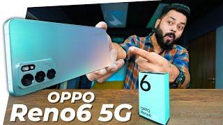 OPPO Reno 6 5G Unboxing & First Impressions  MediaTek Dimensity 900, Flare Portrait Video & More