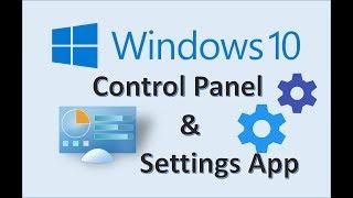 Windows 10 - Control Panel & Settings App - How to Change View and Personalize your Microsoft MS PC