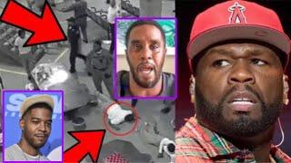 50 Cent WARNS Other Celebs After He LEAKED This NEW F00TAGE Of Diddy, Cassie And Kid Cudi 