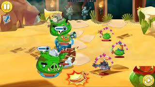 Angry Birds Epic - Pigs out of attack aganist the team / Il enervam pe Alphapig si Doom Drone