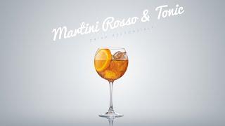 How to make Martini Rosso tonic ( recipe with all steps followed )