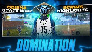 ODISHA WAR HIGHLIGHTS X SCRIMS HIGHLIGHTS || DOMINATION  || BY PRINCE 02 ||