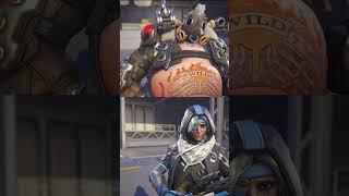 Roadhog and Ana interaction - Overwatch 2