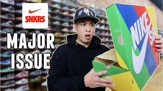 NIKE SNKR HAS MAJOR PROBLEM !!! NEED TO BE FIXED | SUPER LIMITED SNEAKER UNBOXING