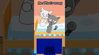 POV Sprunki Gray Gamer | Gray x Wenda | Animation meme #shorts #sprunki #animation