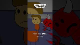 Best Friend Freak Out #funny #brewstew