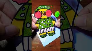 Cute Paper Duck Lalafanfan #papercraft #paperduck #lalafanfan #cute #cutecraft #paperdoll #craft