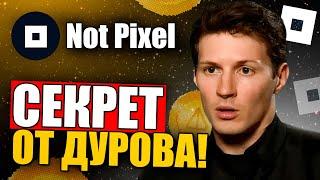 Обзор NOT PIXEL: Как Фармить Больше Токенов PX + Секретная Пасхалка от Дурова!