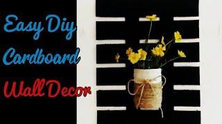 DIY Unique Cardboard Wall Decor | Easy Diy Wall Hanging | Easy Home Decor