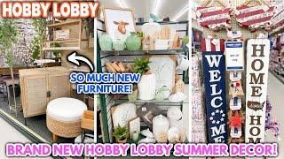 *HAUL* Whats NEW at Hobby Lobby | Summer Decor + 4th Of July Decor | New Hobby Lobby Furniture