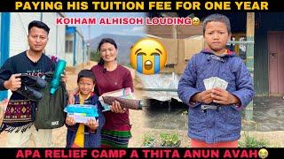 Koiham Akap Louding Heo Kapa Relief Camp in Athi taiKumkhat ading A Tuition Fee kipe ta 