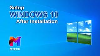 Setup Windows 10 after installation [Tagalog]