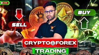 Live Crypto Forex webinar | Bitcoin Live Trading | Gold Live Trading | BTCUSD | 25 December  2024