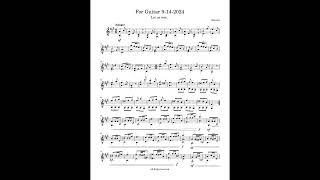 For Guitar 9-14-2024 by Howard Bosler