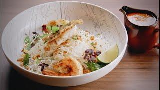 Crispy Beehoon with Seafood in Laksa Bisque - by Trish Yee MasterChef Season 2 ep 3 Wining Dish