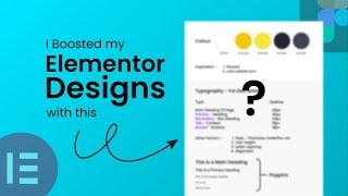 How to create Elementor Design System in Figma